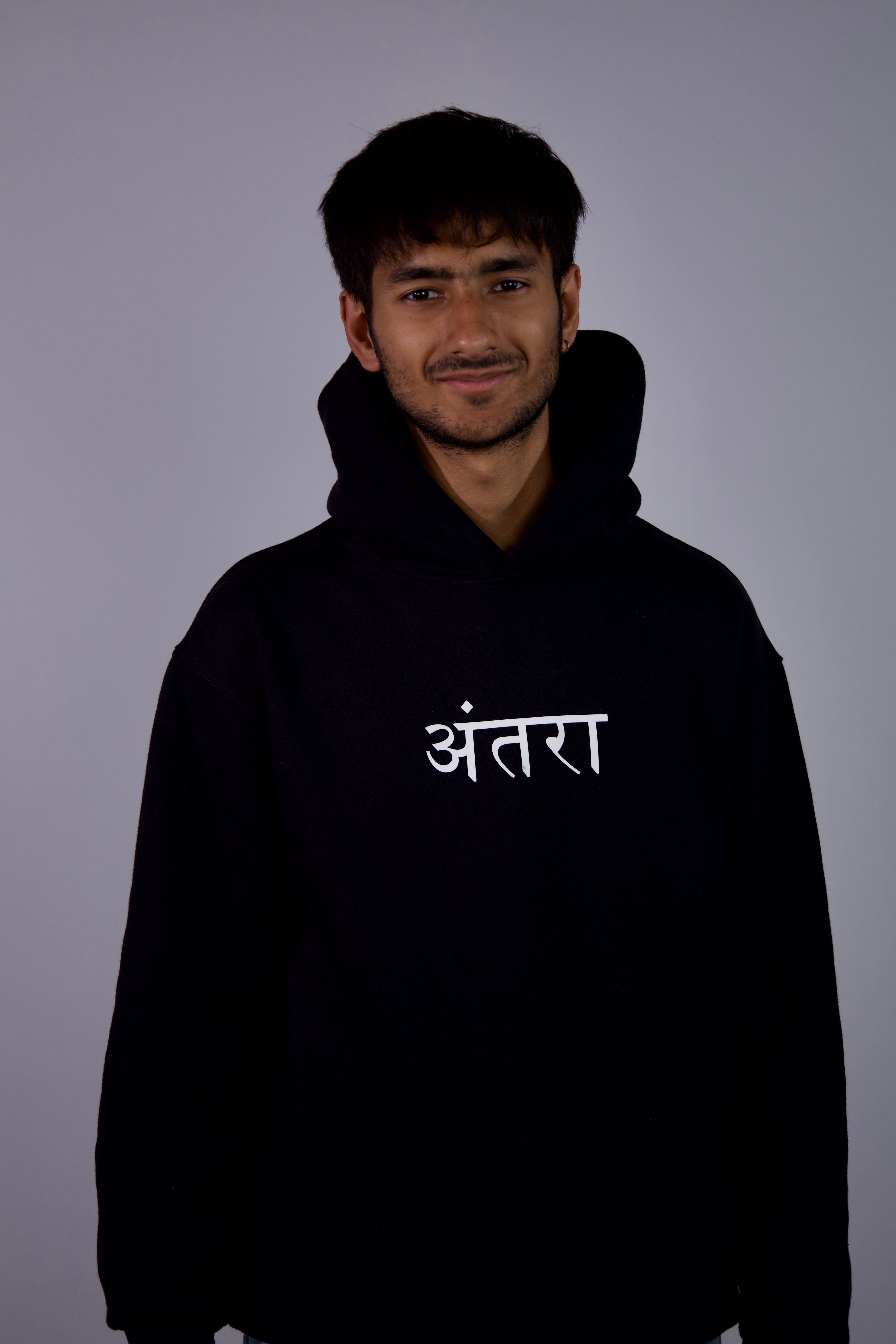 Over sized black hoodie