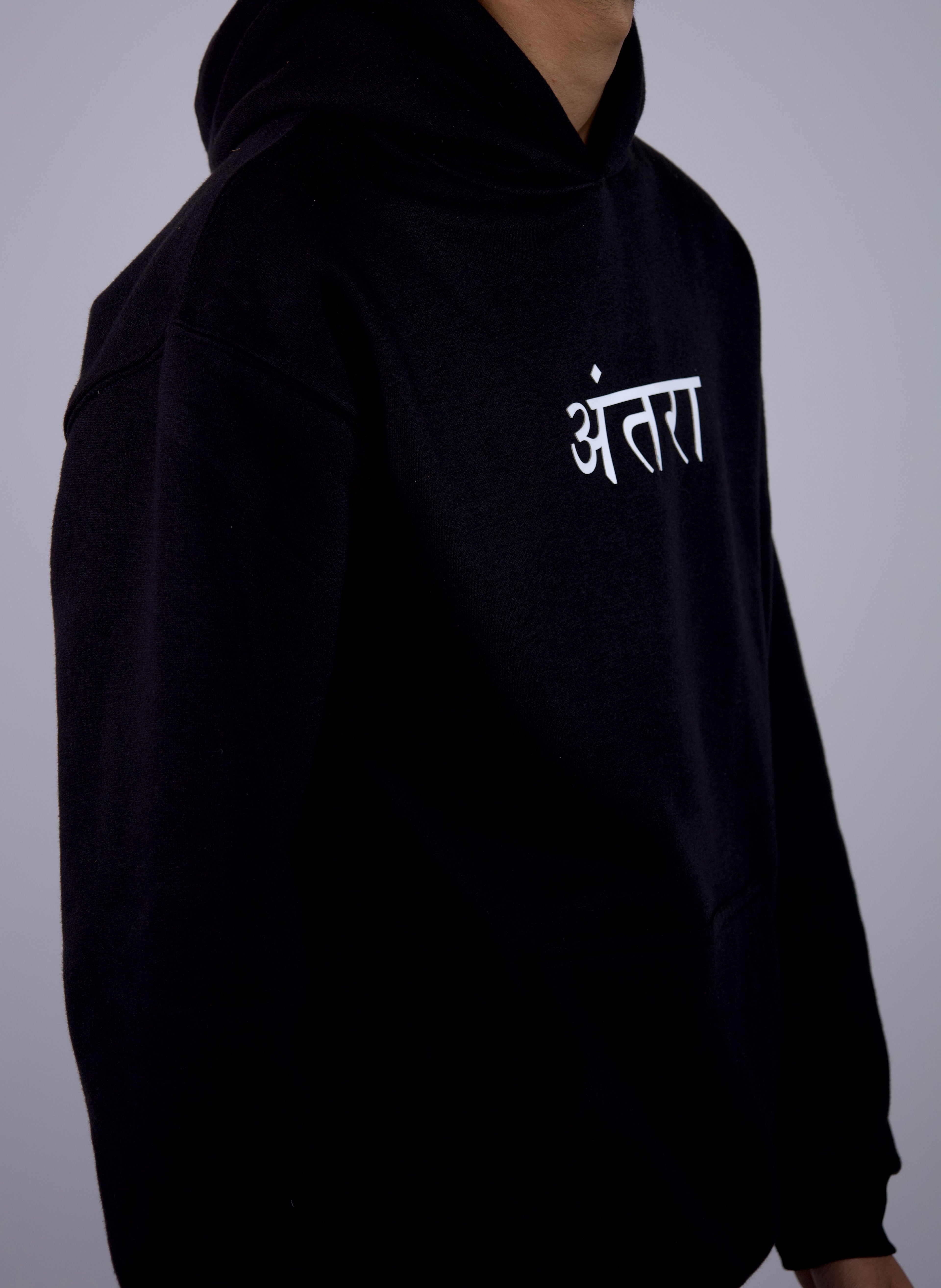 Over sized black hoodie