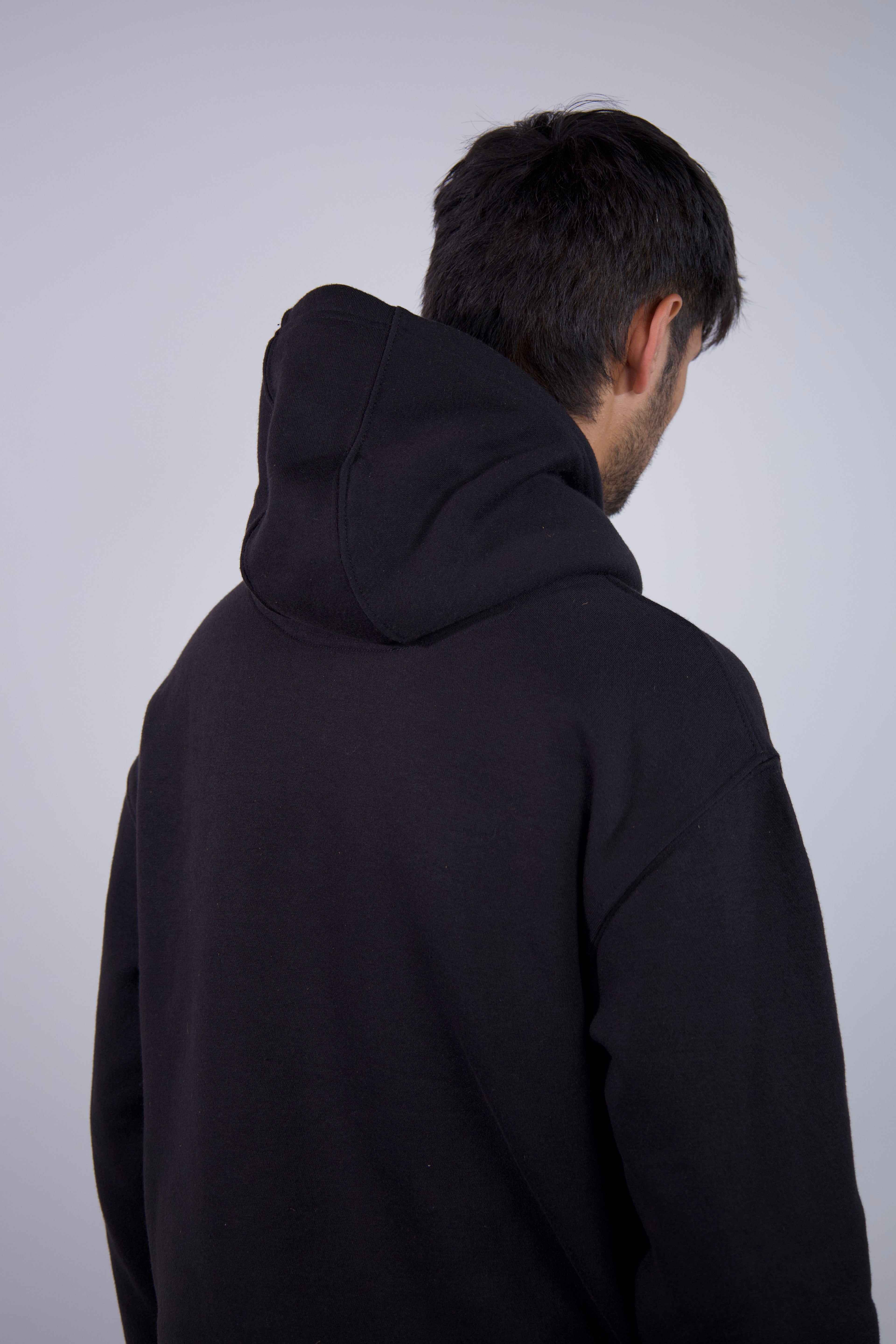 Over sized black hoodie