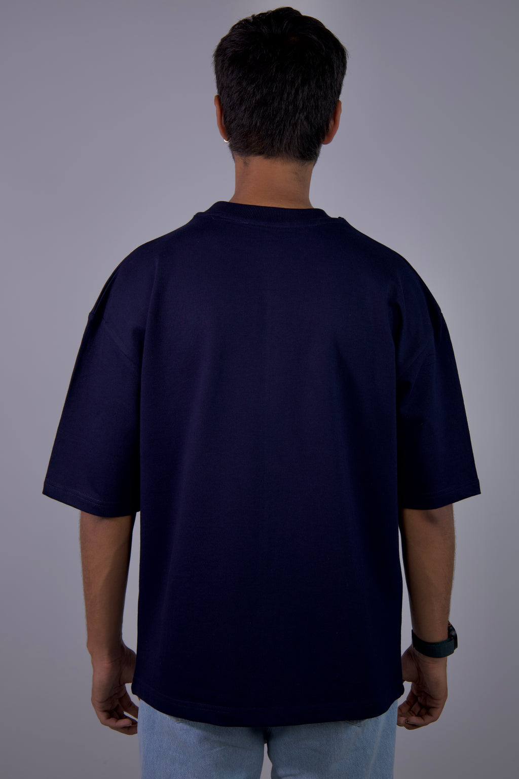 Plain navy blue t shirt