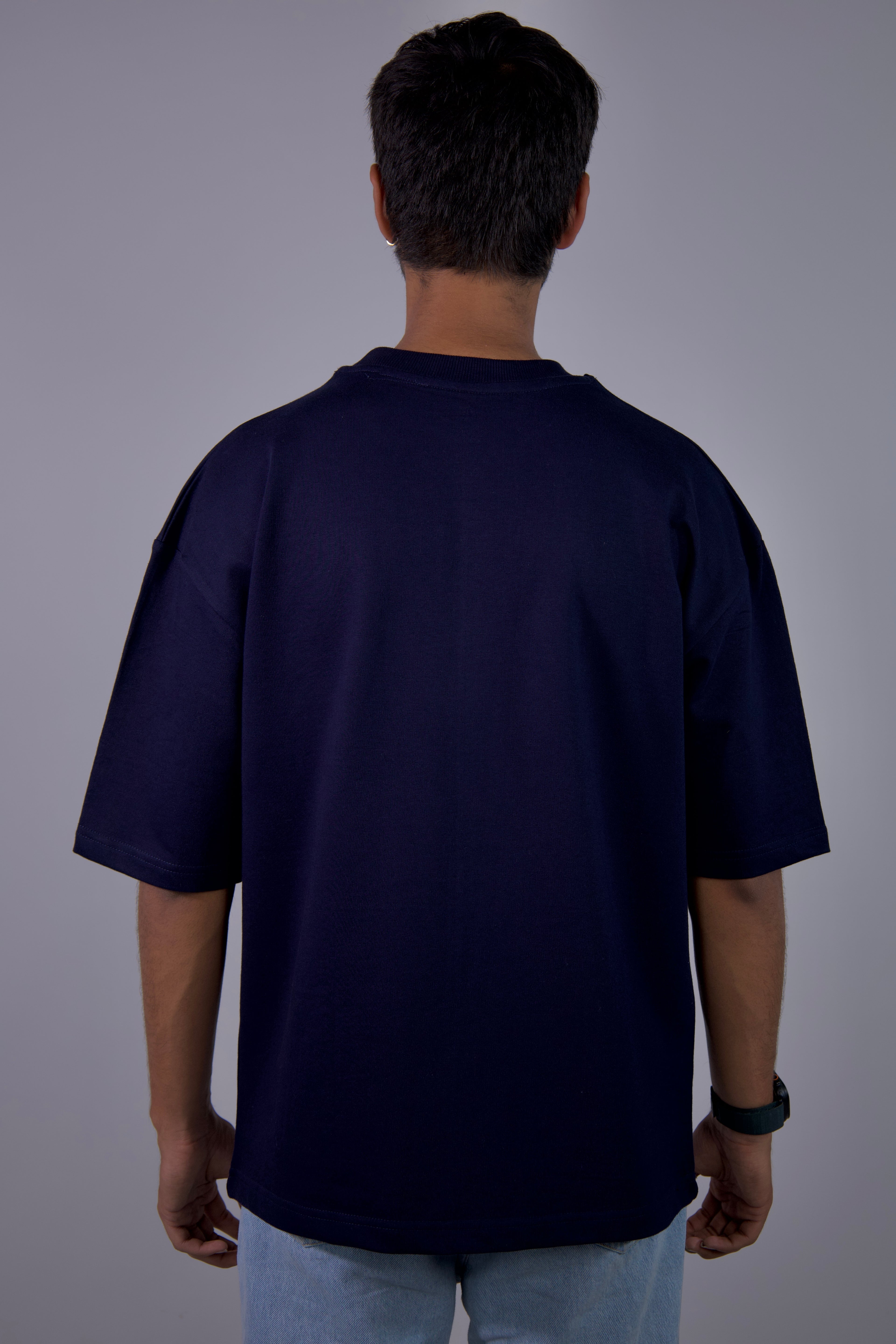 Plain navy blue t shirt