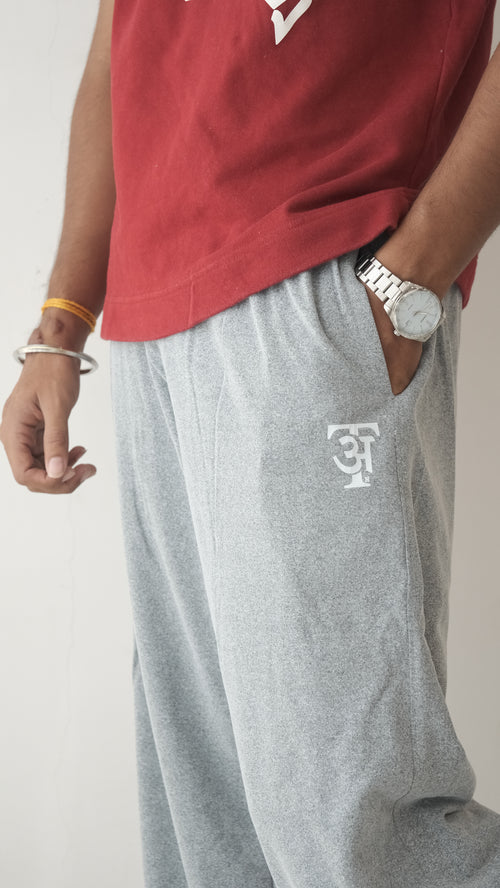 Grey sweatpants