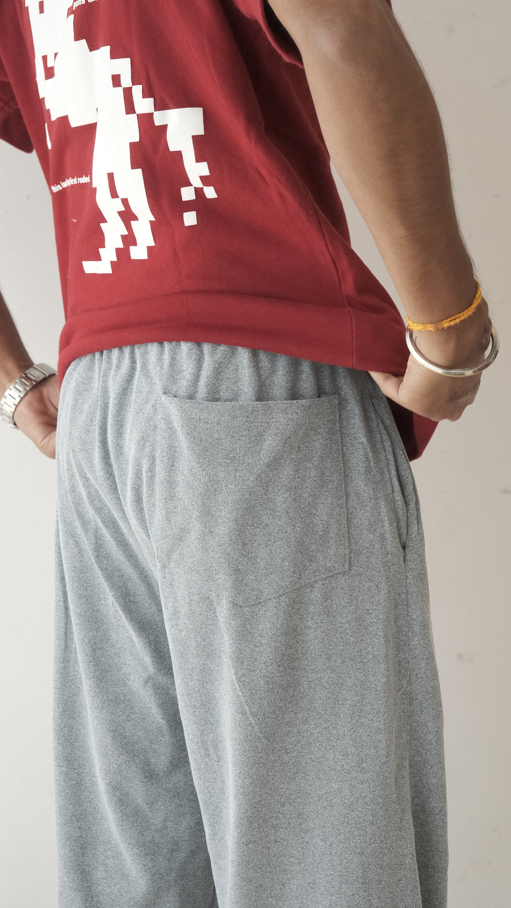 Grey sweatpants