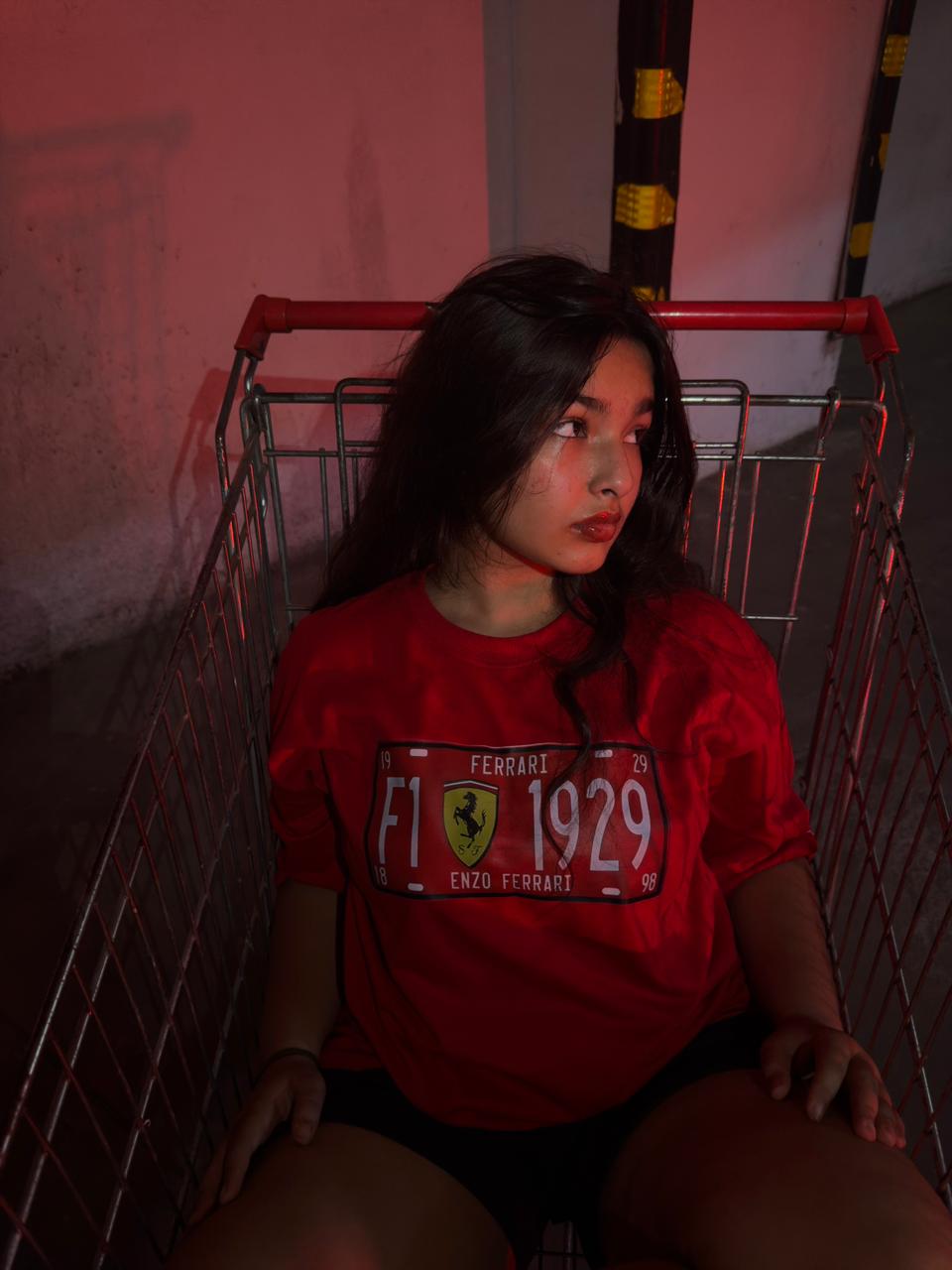 ENZO FERRARI OVERSIZED T SHIRT